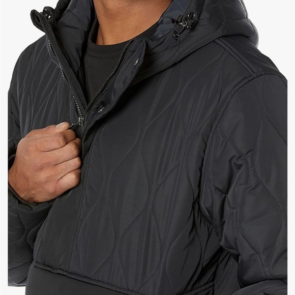 mazon Essentials Men's Recycled Polyester Anorak Puffe - Picture 2 of 3